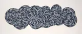 Whirls and Twirls (black) by Sol LeWitt, 2005, Linogravure en noir et différents tons de gris sur papier Somerset, sold Nov 2023