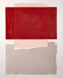 Fuego by Rafael Canogar, 2003, Sérigraphie et collage sur contreplaqué, sold Nov 2023