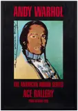 American Indian series by Andy Warhol, 1976, Affiche. Offset en couleurs, sold Nov 2023