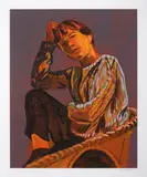 Autoportrait by Claire Tabouret, 2021, Impression pigmentaire sur papier coton, sold Nov 2023