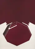 Sigilla I by Pablo Palazuelo, 1977, Aquatinte en couleurs à dominante prune, sold Nov 2023