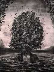 Quietude by Ethan Murrow, 2022, Lithographie en 4 couleurs, sold Nov 2023
