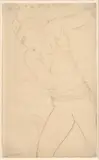 Matamore by Amedeo Modigliani, 1915-1916, Crayon sur papier, sold Dec 2023
