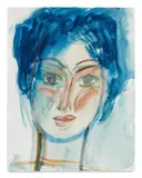 Sans titre by T'ang Haywen, circa 1990, Aquarelle sur papier, sold Dec 2023