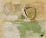La durance II by Pierre Tal-Coat, 1955-56, Huile sur toile, sold Dec 2023