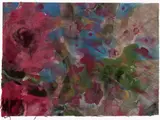 Sans titre by T'ang Haywen, circa 1975, Aquarelle et gouache sur papier Japon, sold Dec 2023