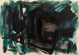 Sans titre by Gérard Ernest Schneider, 1961, Gouache et encre sur papier, sold Dec 2023