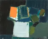 Nature morte by Olivier Debré, 1955, Huile sur toile, sold Dec 2023