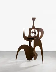 Marathonienne by Philippe Hiquily, Acier à patine rouille, sold Dec 2023