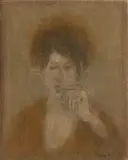 Ida by Zoran Mušič, 1982, Huile sur toile, sold Dec 2023