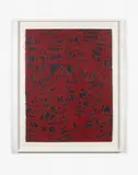 Irregular grid by Sol LeWitt, 2001, Gouache sur papier, sold Dec 2023
