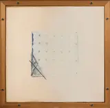 Sans titre by Jean Degottex, 1979, Feutre, gouache, graphite et collage de papier perforé sur carton, sold Dec 2023