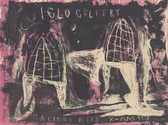 Iglo gallery - Galleri Riis, X-mas by Olav Christopher Jenssen, 1987, Litografi, sold Oct 2026