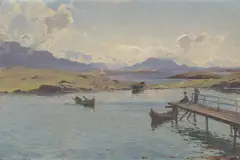 Uten tittel by Even Ulving, Olje på lerret, sold Oct 2026