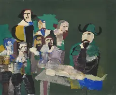 Sjörövare by Madeleine Pyk, Olje på plate, sold Oct 2026