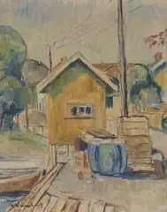 Uten tittel by Norvald Valand, Olje på plate, sold Oct 2026