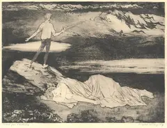 Ridder uten frykt og daddel by Sigurd Winge, 1956, print (other), sold Oct 2026