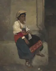 Uten tittel by Axel Ender, Olje på lerret, sold Oct 2026