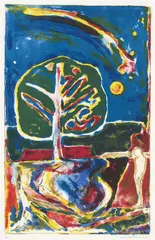 Stjerneskudd by Jens Johannessen, 1985, Litografi, sold Oct 2026