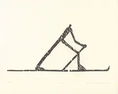 Snø by Tore Hansen, 2012, Tresnitt på japanpapir, sold Oct 2026