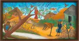 landscape by Micius Stephane, oil on board, sold Jun 2012