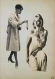 Sans titre, circa 1960 by Georges Hugnet, Collage sur papier, sold Jul 2009