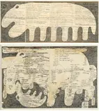 Brouillon 19 Diptyque by Jean-Luc Parant, Encre et collage sur papier, sold Jul 2009