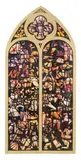 Vitrail by Patrick Van Caeckenbergh, Collage et feutre sur carton, sold Jul 2009