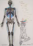 Désespoir by Michel Loeb, 2004, Pastel, mine de plomb et collage sur papier, sold Jul 2009