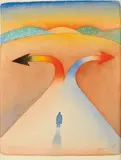 Sans titre by Jean-Michel Folon, Aquarelle sur papier, sold Jul 2009