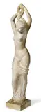Jeune Fille se coiffant debout by Joseph Bernard, 1920, Plâtre, sold Jun 2009