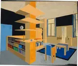 Projet d'intérieur by Marcel-Louis Baugniet, Gouache sur papier, sold Jun 2009