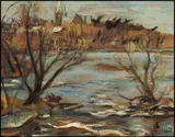 Arnprior by A. Y. Jackson, 1959, oil on board, sold Nov 2015