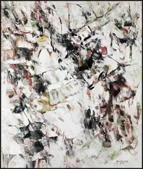 Chant d’été by Paul-Émile Borduas, 1955, oil on canvas, sold May 2015