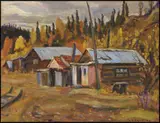 Jack Wade Mining Camp, Alaska by A. Y. Jackson, 1964, oil on board, sold May 2015