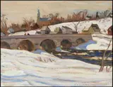 Packenham, Ontario by A. Y. Jackson, 1960, oil on board, sold Nov 2015