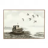 Redheads in Flight by William Rodgers Jr., Watercolor on paper, sold May 2020