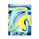 Untitled by Richard House, Acrylic on corrugated cardboard tacked to canvas, sold Apr 2020