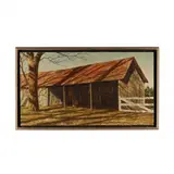 Weathered Barn by Joseph Reboli, Oil on canvas, sold Apr 2020