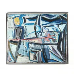 Untitled by Christian Bastide, Oil on canvas, sold Apr 2020