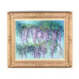 Violet Intrusion by William Leon Stacks, Oil on canvas, sold Apr 2020