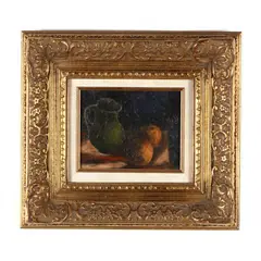 Still Life with Oranges by Hobson Pittman, Oil on canvas board, sold Apr 2020