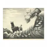 Upland by Bernard Joseph Steffen, Lithograph, sold Apr 2020