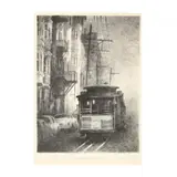 San Francisco Morning by John Kelly, Lithograph in colors, sold Apr 2020