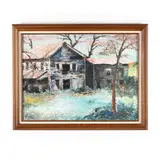 Old House by Fred Bickford, Oil on linen, sold Apr 2020
