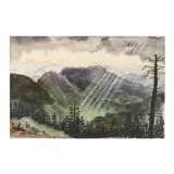 The Smokies by George P. Turner, Watercolor, sold Apr 2020