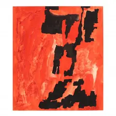 Untitled by George Morrison, Watercolor and ink on paper, sold Mar 2020