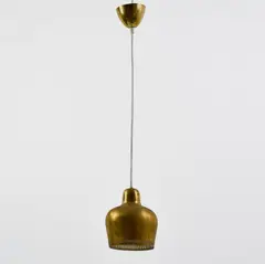 Deckenleuchte 'A330' - 'Golden Bell' by Alvar Aalto, 1937, Messingblech (Valaisinpaja Oy, Finnland), sold Oct 2026