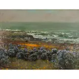 Monterey by Theodore Wores, oil on board, sold Sep 2026