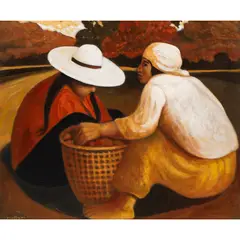 Untitled by Mario Miguel Mollari, oil on canvas, sold Sep 2026